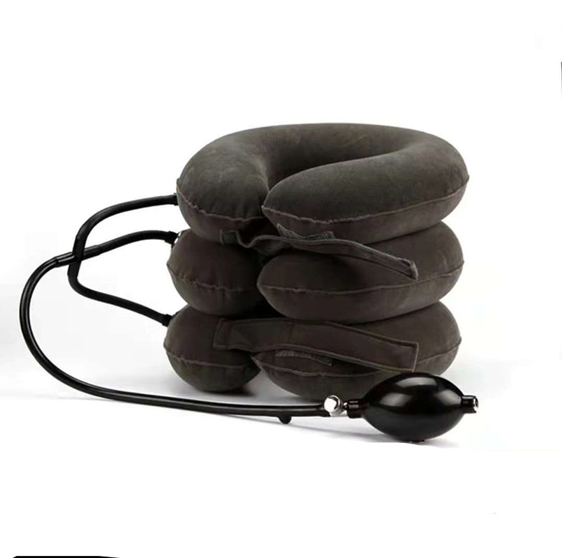 Portable Three-Layer Cervical Traction Device for Home Use