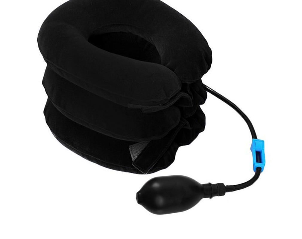 Portable Three-Layer Cervical Traction Device for Home Use