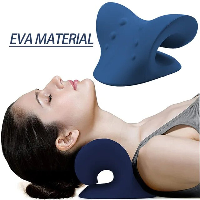 Neck Shoulder Stretcher Neck Pain Relaxer Cervical Traction Device Pillow for Pain Relief Cervical Spine Alignment