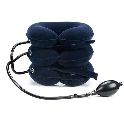 Portable Three-Layer Cervical Traction Device for Home Use