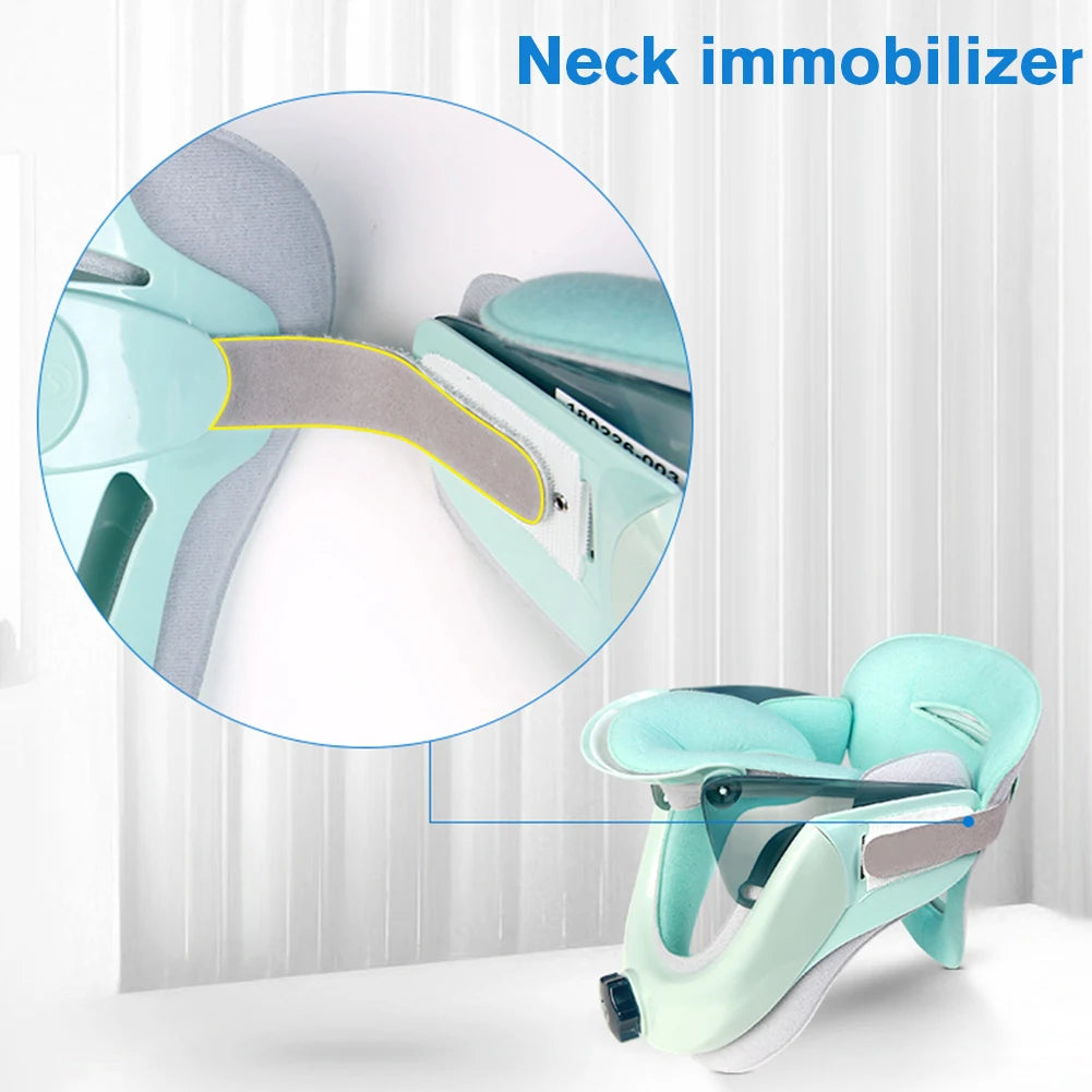 Neck Traction Device One Size Cervical Traction Device Knob Adjustment Professional Muscle Relaxation for Body Pain Relief