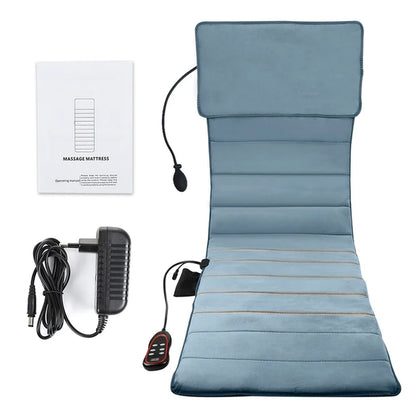 Electric Back Massage Cushion Heating Cervical Spine Neck Massager Chair Pad Full-Body Fatigue Relief Shiatsu Vibration Mattres