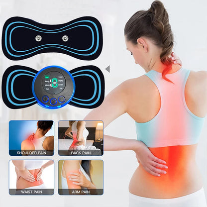 Mini Neck Massager Portable Neck Massage Machine Body Health Equipment Massage Patch Bllack Replacement Stick