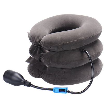 Portable Three-Layer Cervical Traction Device for Home Use