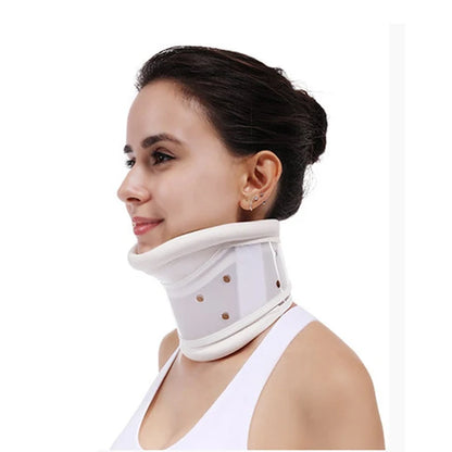 Neck Cervical Traction Device with Chin Support Collar Brace Support Hard Plastic for Headache Neck Pain Hight Adjustable