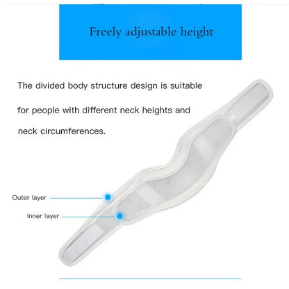 Neck Cervical Traction Device with Chin Support Collar Brace Support Hard Plastic for Headache Neck Pain Hight Adjustable