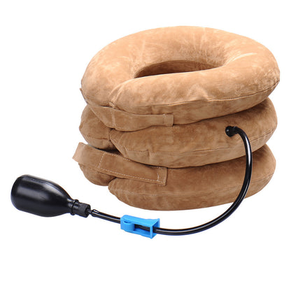 Portable Three-Layer Cervical Traction Device for Home Use