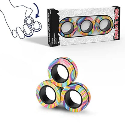 Magnetic Rings Fidget Toy