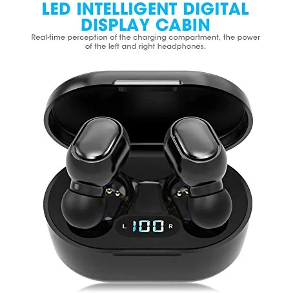  Bluetooth Headset Noise Cancelling Earphones with Microphone