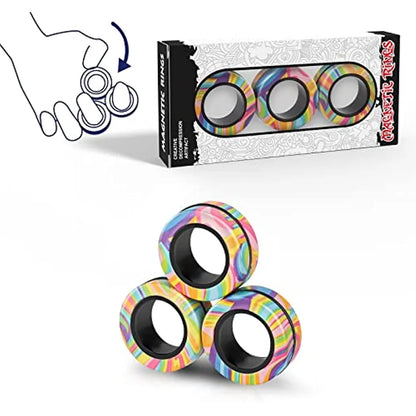 Magnetic Rings Fidget Toy