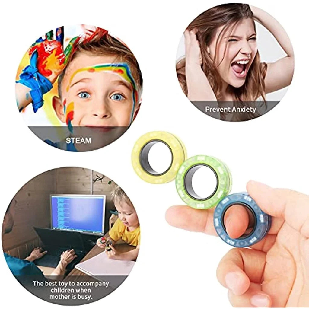 Magnetic Rings Fidget Toy